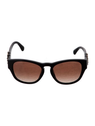 Chanel Interlocking CC Logo Wayfarer Sunglasses