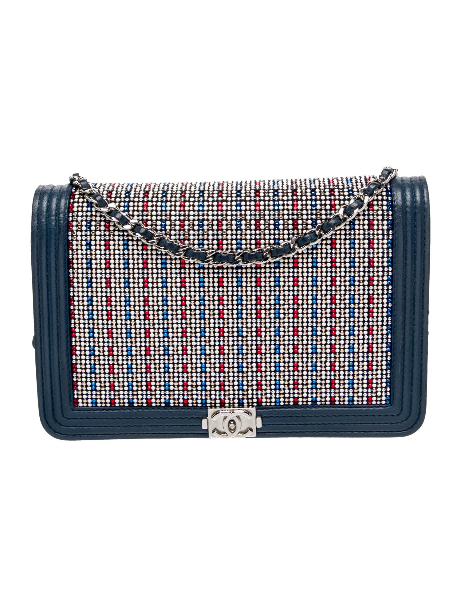 Chanel Strass Boy Wallet On Chain
