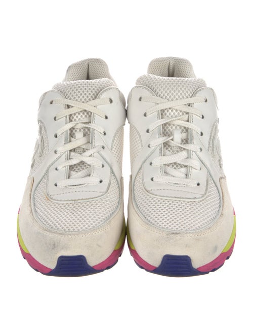 Chanel Interlocking CC Logo Mesh Sneakers
