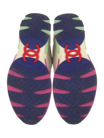 Chanel Interlocking CC Logo Mesh Sneakers