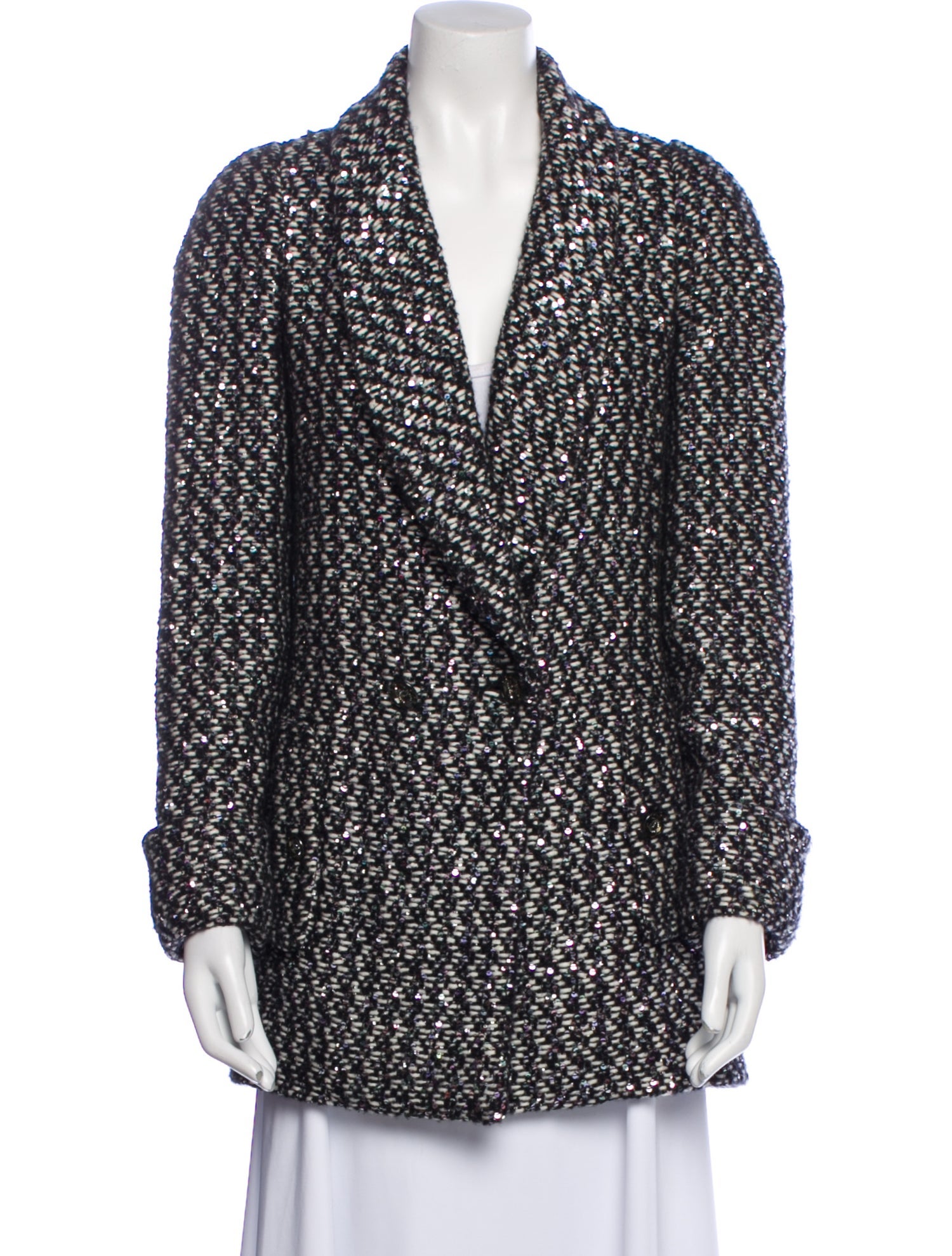 Chanel 2021 Printed Coat