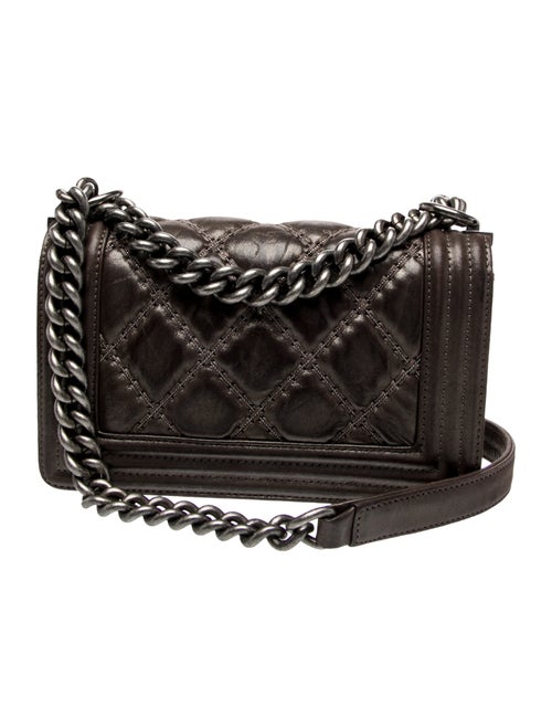 Chanel Small Beaded Double Stitch Boy Bag