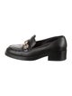 Chanel Interlocking CC Logo Leather Loafers