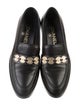 Chanel Interlocking CC Logo Leather Loafers