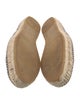 Chanel Interlocking CC Logo Leather Espadrilles