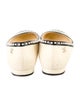 Chanel Interlocking CC Logo Leather Flats