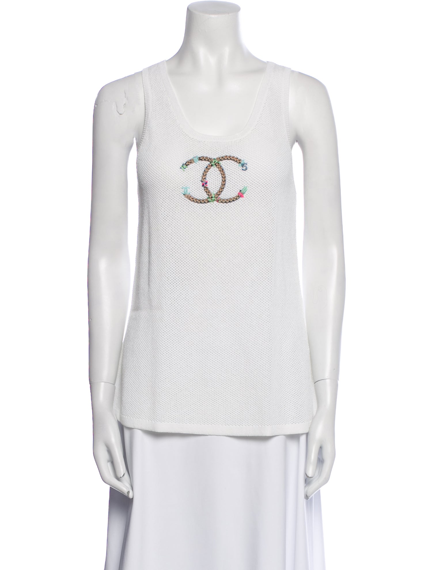 Chanel 2019 Graphic Print Top