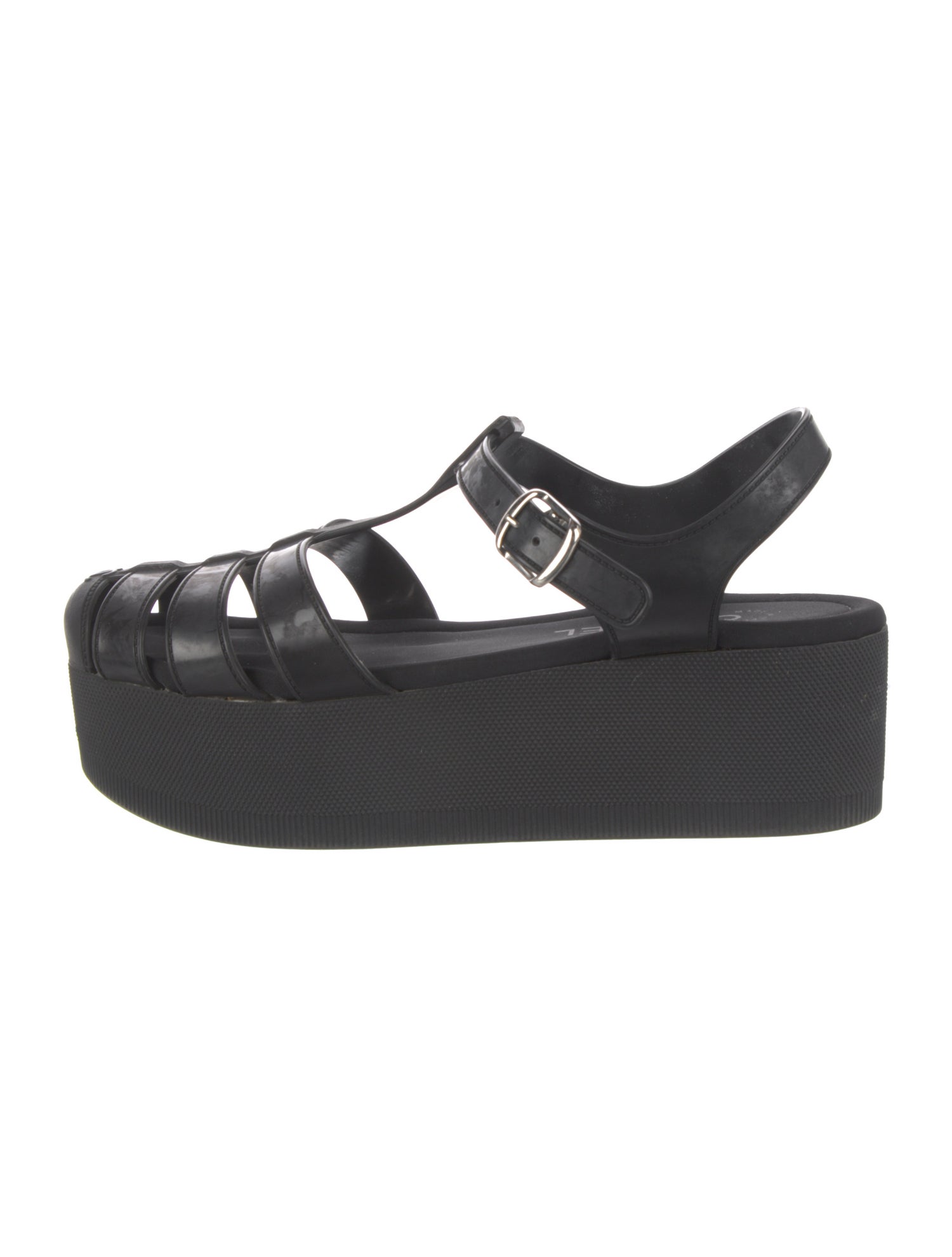 Chanel 2012 Interlocking CC Logo Sandals