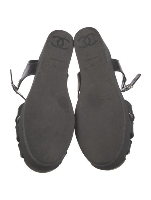 Chanel 2012 Interlocking CC Logo Sandals