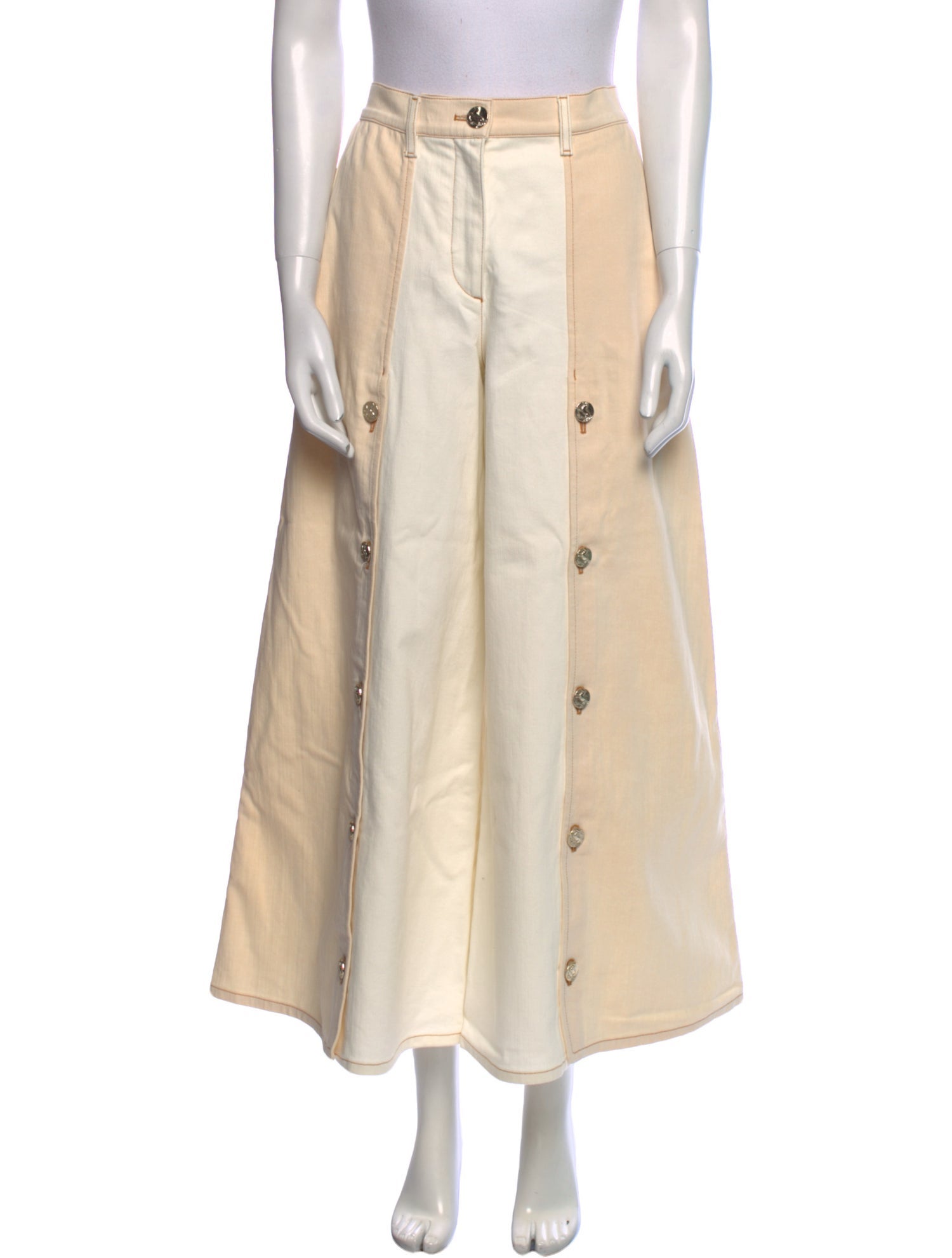 Chanel 2018 Wide Leg Jeans