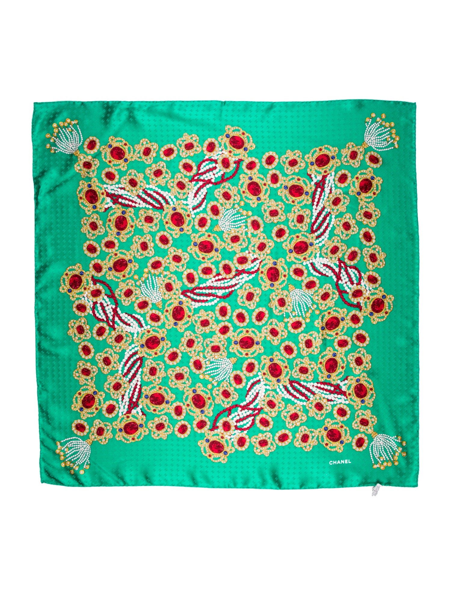 Chanel Silk Vintage Scarf