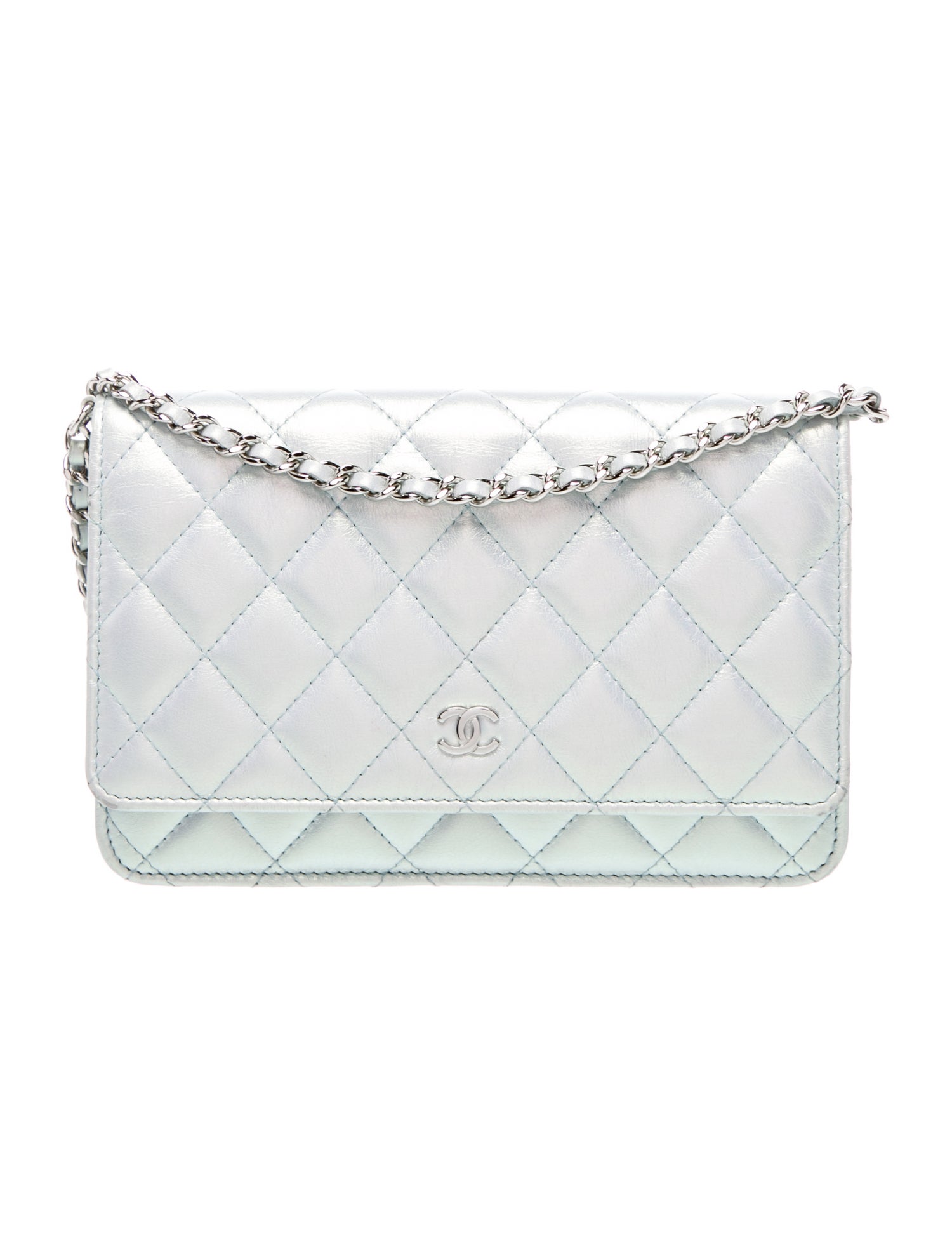 Chanel Classic Iridescent Wallet On Chain