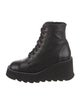 Chanel 2024 Interlocking CC Logo Combat Boots