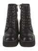 Chanel 2024 Interlocking CC Logo Combat Boots