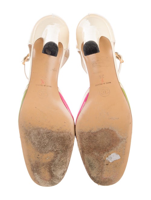 Chanel Interlocking CC Logo Patent Leather D'Orsay Pumps