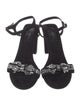 Chanel 2022 Interlocking CC Logo Sandals