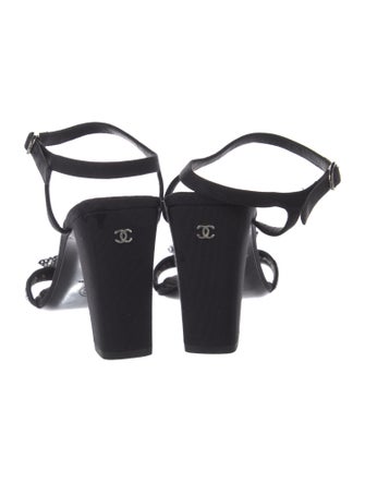 Chanel 2022 Interlocking CC Logo Sandals