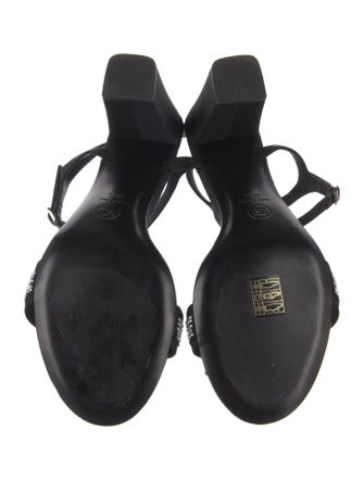 Chanel 2022 Interlocking CC Logo Sandals