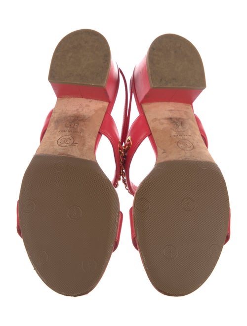 Chanel 2018 Interlocking CC Logo Slingback Sandals