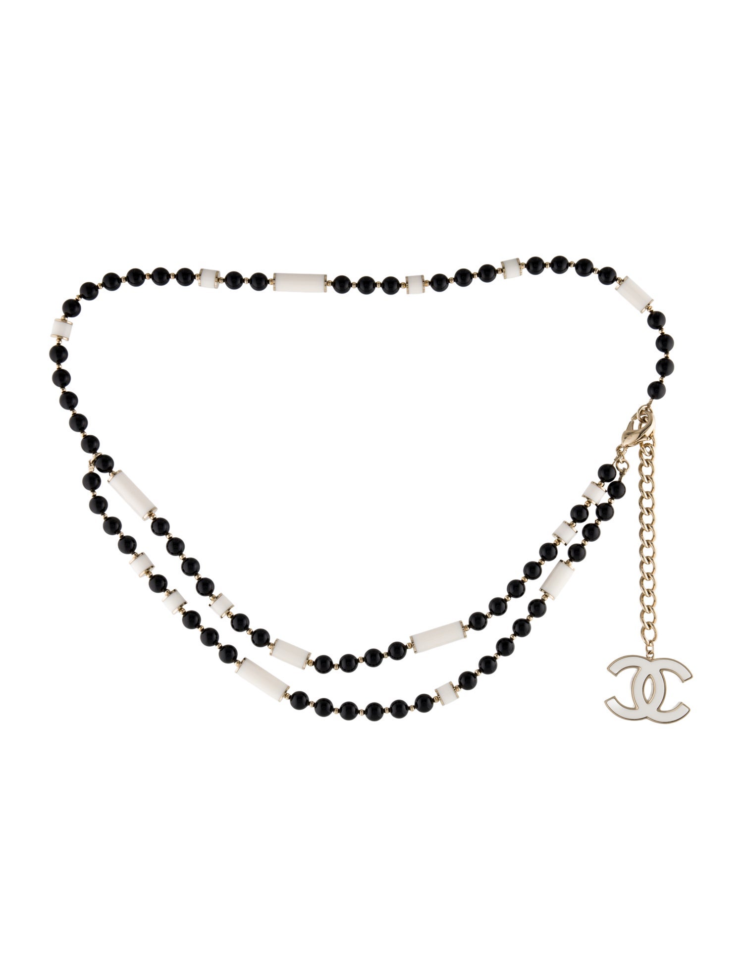 Chanel 2023 Interlocking CC Logo Chain-Link Belt