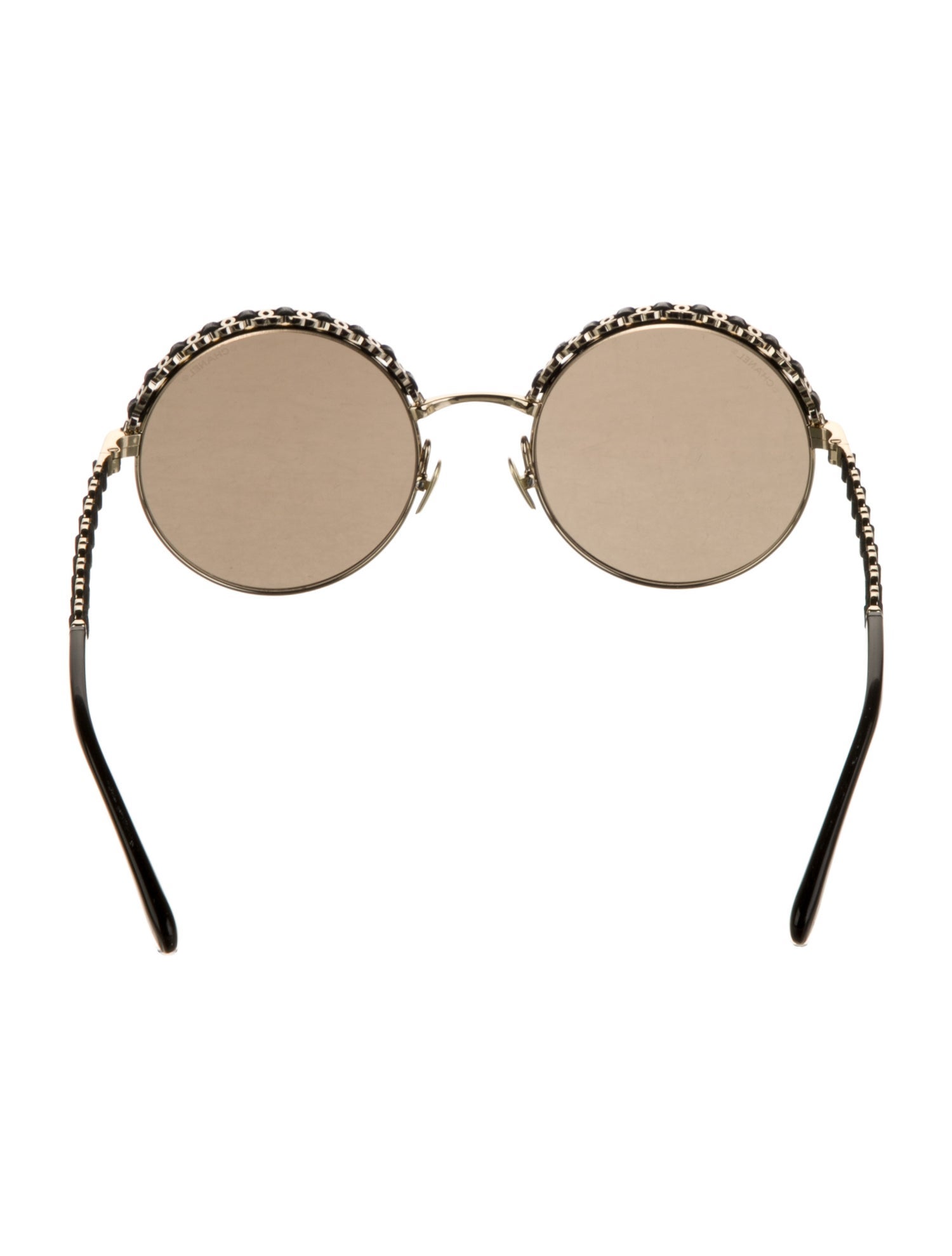 Chanel Interlocking CC Logo Round Sunglasses w/ Tags