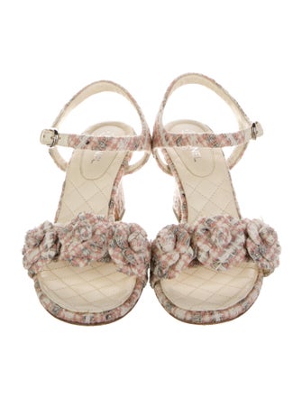 Chanel 2018 Interlocking CC Logo Sandals