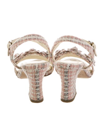 Chanel 2018 Interlocking CC Logo Sandals