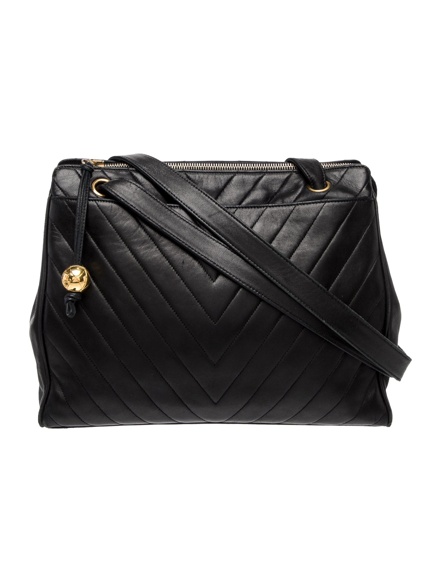 Chanel Vintage Chevron Tote