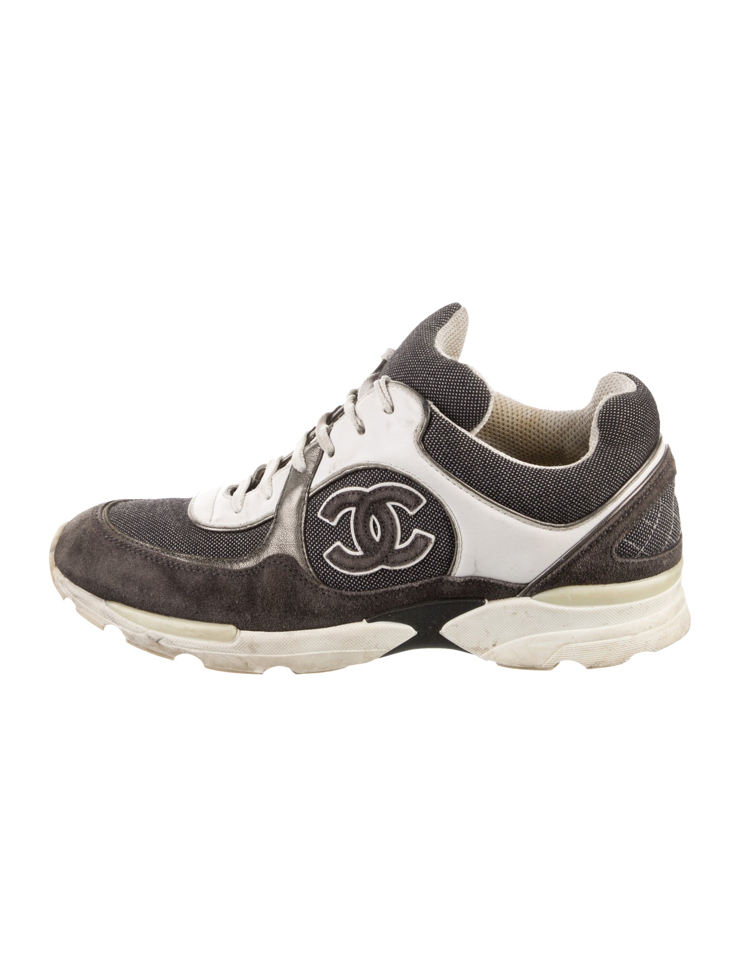Chanel Interlocking CC Logo Sneakers