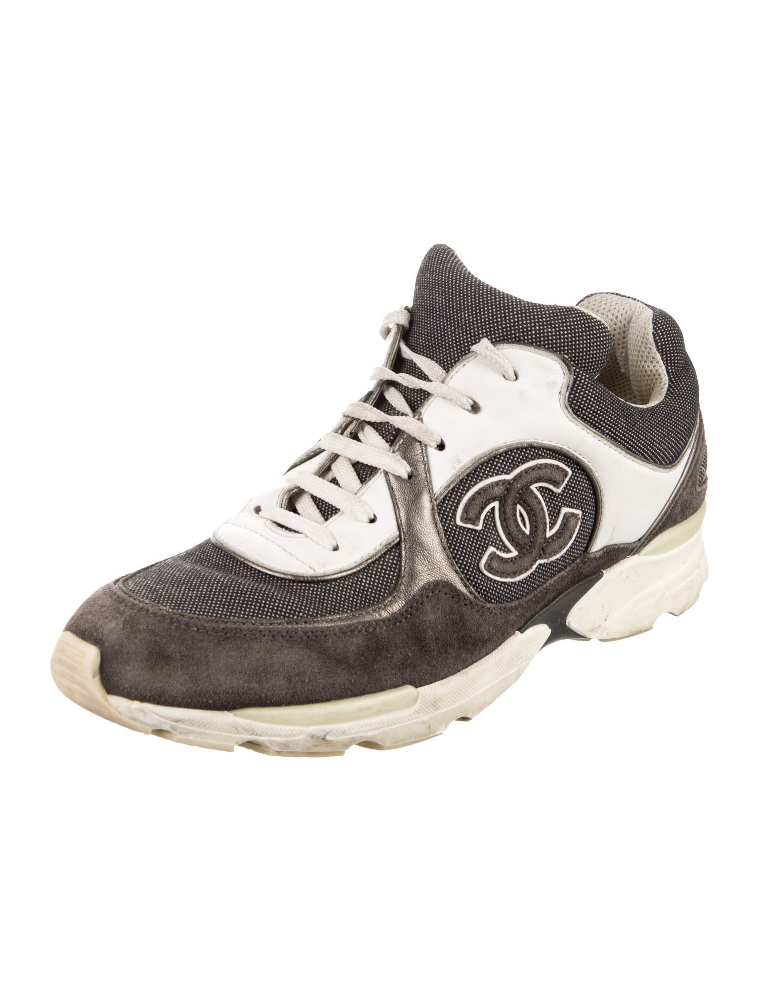 Chanel Interlocking CC Logo Sneakers