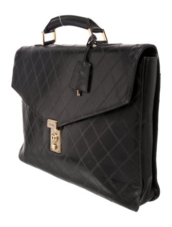 Chanel Quilted Briefcase