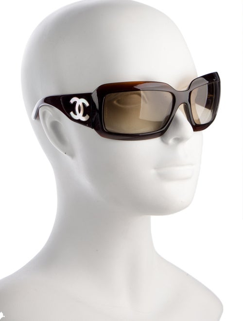 Chanel Interlocking CC Logo Square Sunglasses