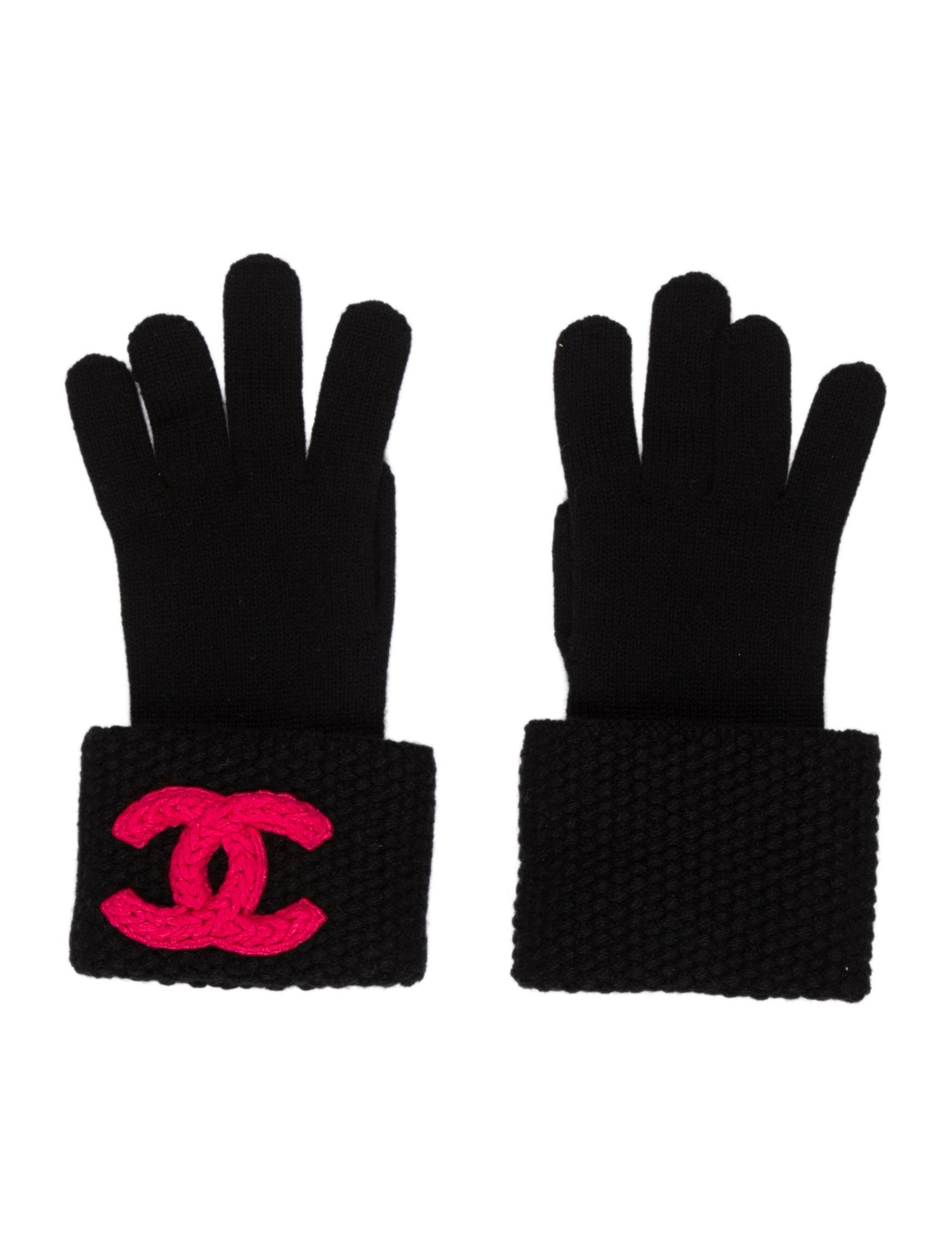 Chanel CC Cashmere Gloves