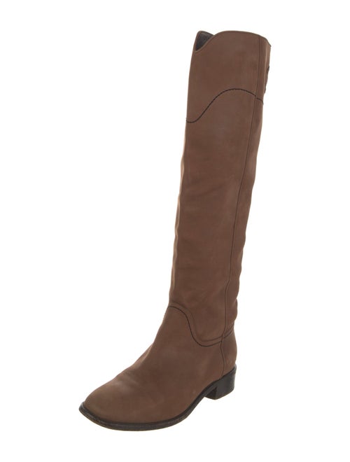 Chanel 2012 Interlocking CC Logo Riding Boots