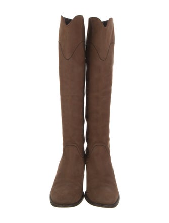 Chanel 2012 Interlocking CC Logo Riding Boots