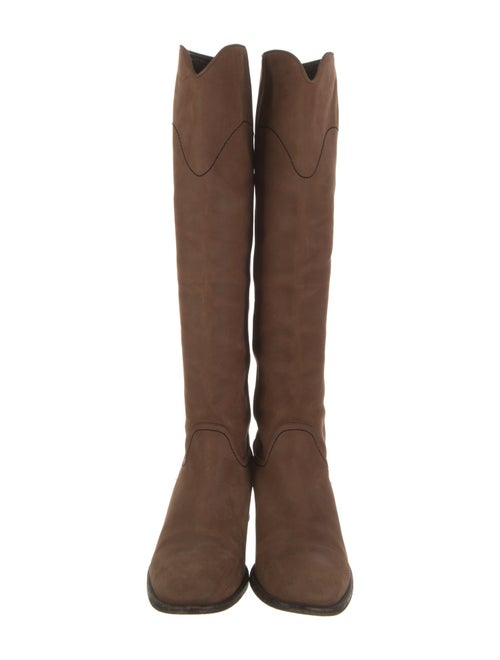 Chanel 2012 Interlocking CC Logo Riding Boots