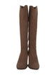 Chanel 2012 Interlocking CC Logo Riding Boots