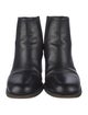 Chanel Interlocking CC Logo Leather Chelsea Boots