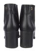Chanel Interlocking CC Logo Leather Chelsea Boots