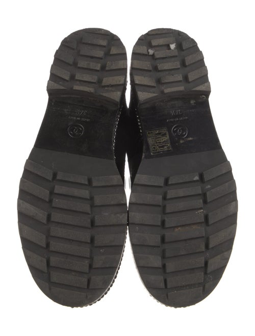 Chanel 2018 Interlocking CC Logo Combat Boots