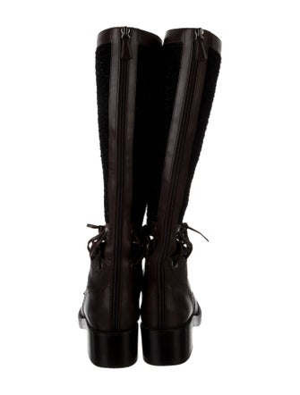 Chanel 2016 Interlocking CC Logo Riding Boots