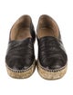 Chanel Interlocking CC Logo Lambskin Espadrilles