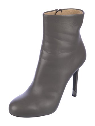 Chanel Interlocking CC Logo Leather Boots