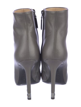 Chanel Interlocking CC Logo Leather Boots