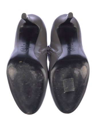 Chanel Interlocking CC Logo Leather Boots