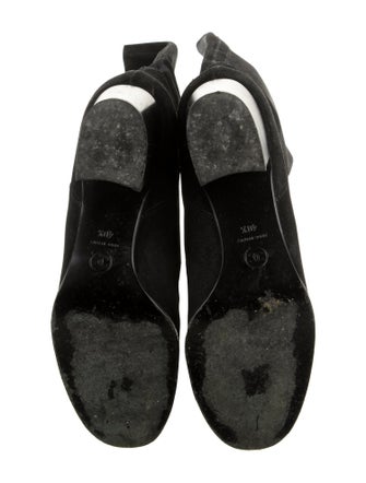 Chanel Interlocking CC Logo Suede Riding Boots