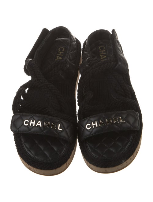 Chanel 2021 Interlocking CC Logo Espadrilles