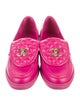 Chanel Interlocking CC Logo Leather Loafers
