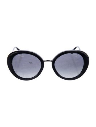 Chanel Interlocking CC Logo Cat-Eye Sunglasses