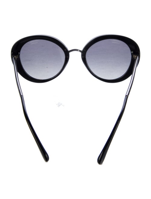 Chanel Interlocking CC Logo Cat-Eye Sunglasses